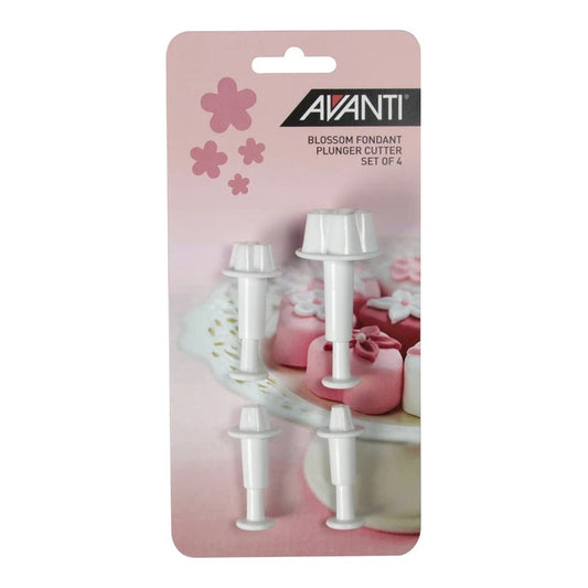 AVANTI BLOSSOM FONDANT PLUNGER CUTTING SET 3 PIECE