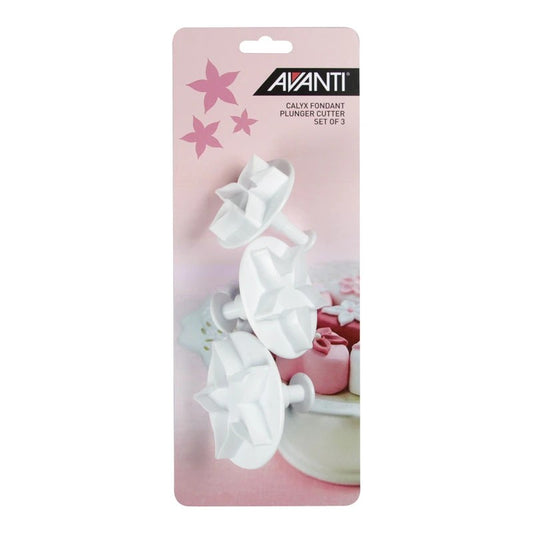 AVANTI CALYX FONDANT PLUNGER CUTTING SET - 3 PIECE