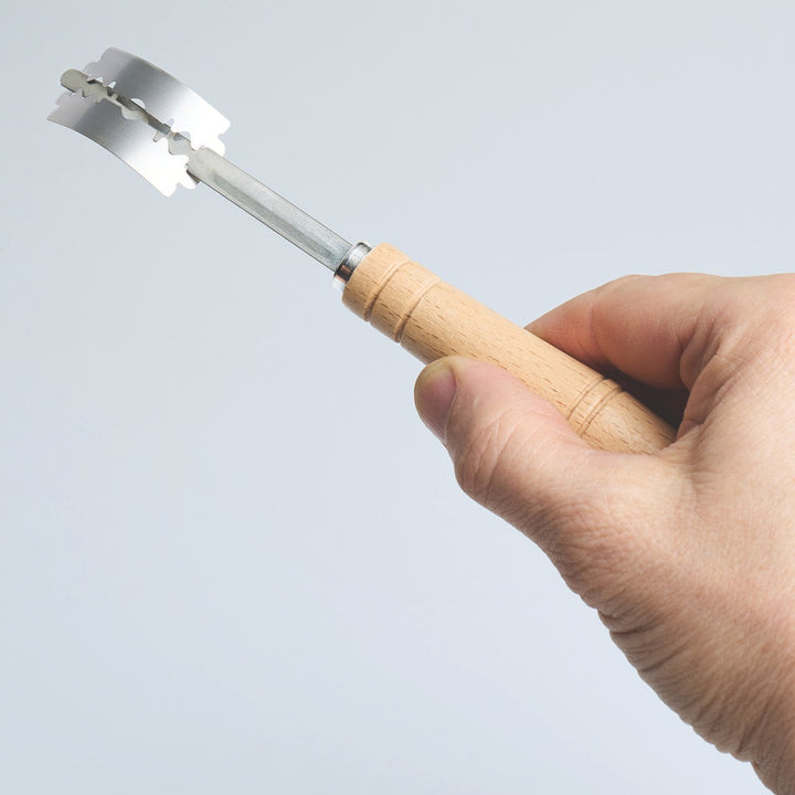 Bakemaster Dough Scouring Lame - Wood