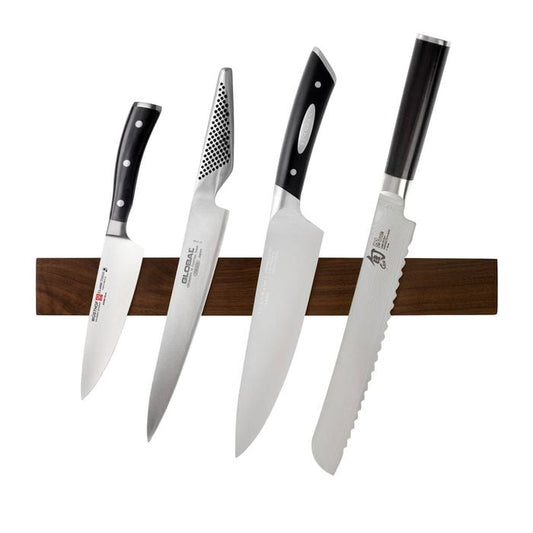 Cheftech Walnut Magnetic Knife Rack 45Cm