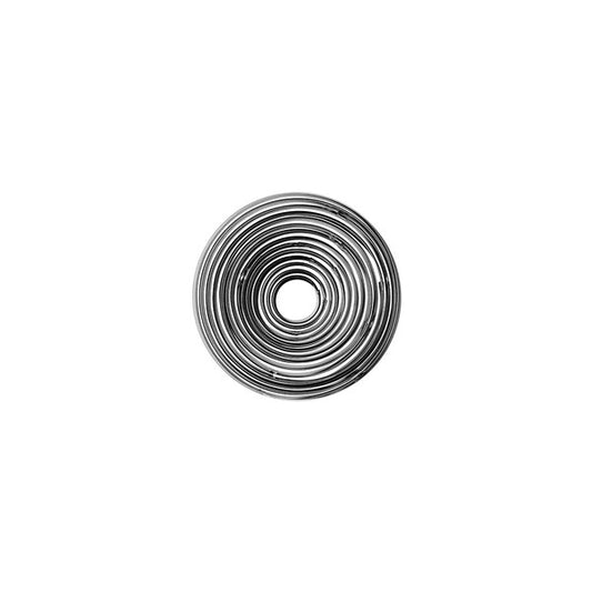 Chef Inox Ring Cutter Set 14 Piece Round 18/8 25-115Mm S/Steel