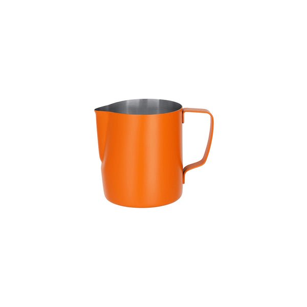 Milk Frothing Jug S/s 600ml Powder Coat Orange