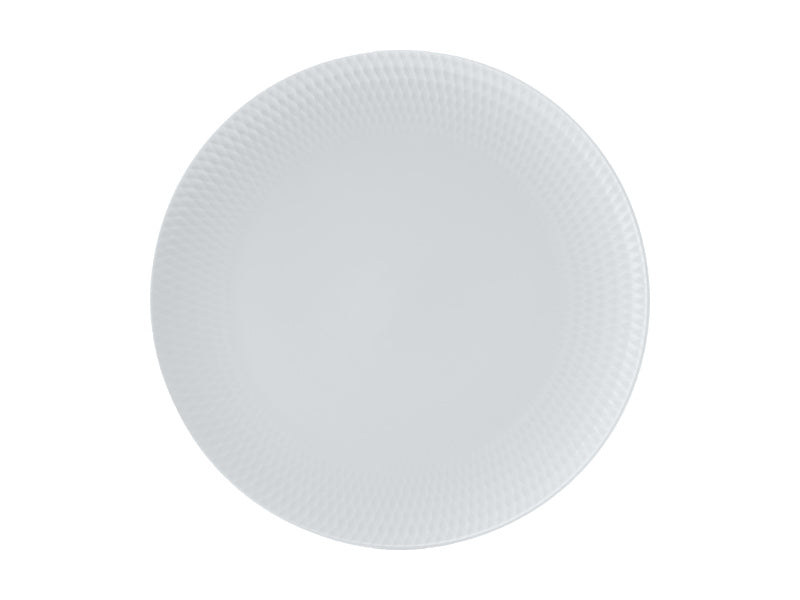 Mw White Basics Diamonds Dinner Plate 27cm