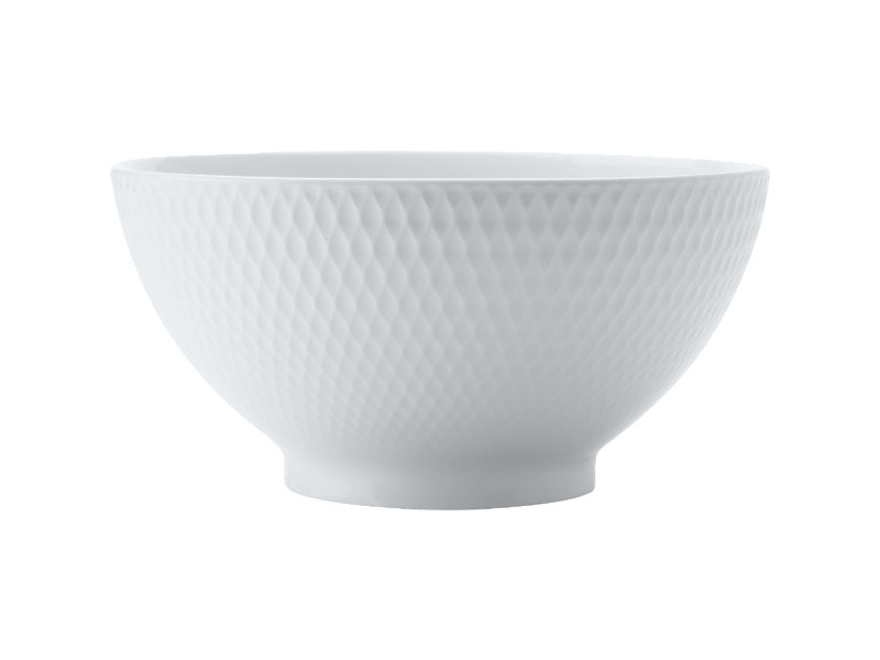 Mw White Basics Diamonds Noodle Bowl 20cm