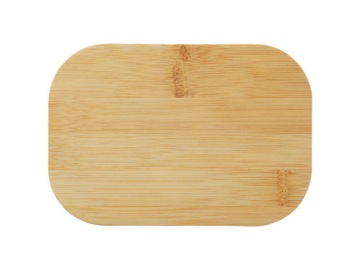 White Basics Butter Dish Bamboo Lid