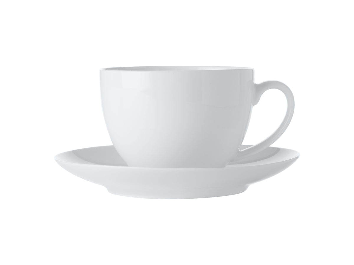 Mw White Basics Cup & Saucer 280ml