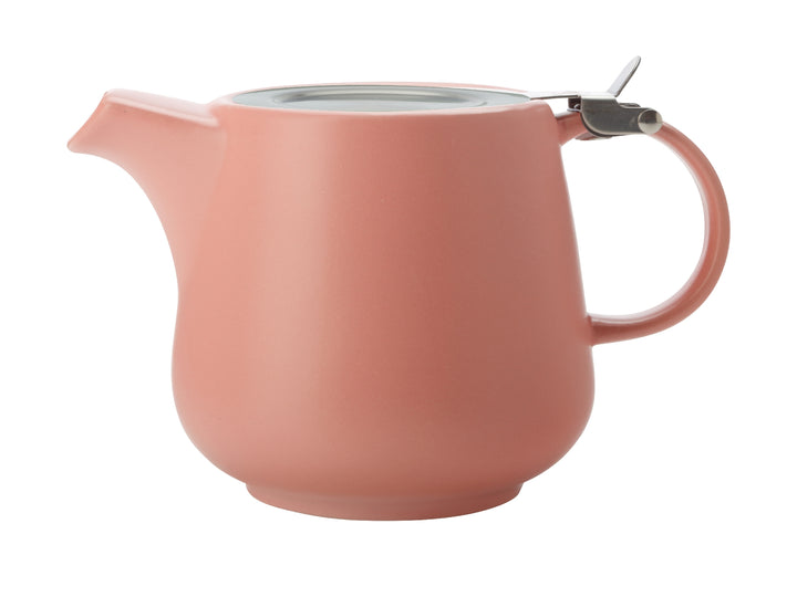 Tint Teapot 600ml Coral Pink [CLR:CORAL PINK]