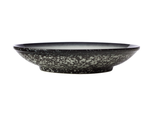 Caviar Granite Footed Bowl 25cm