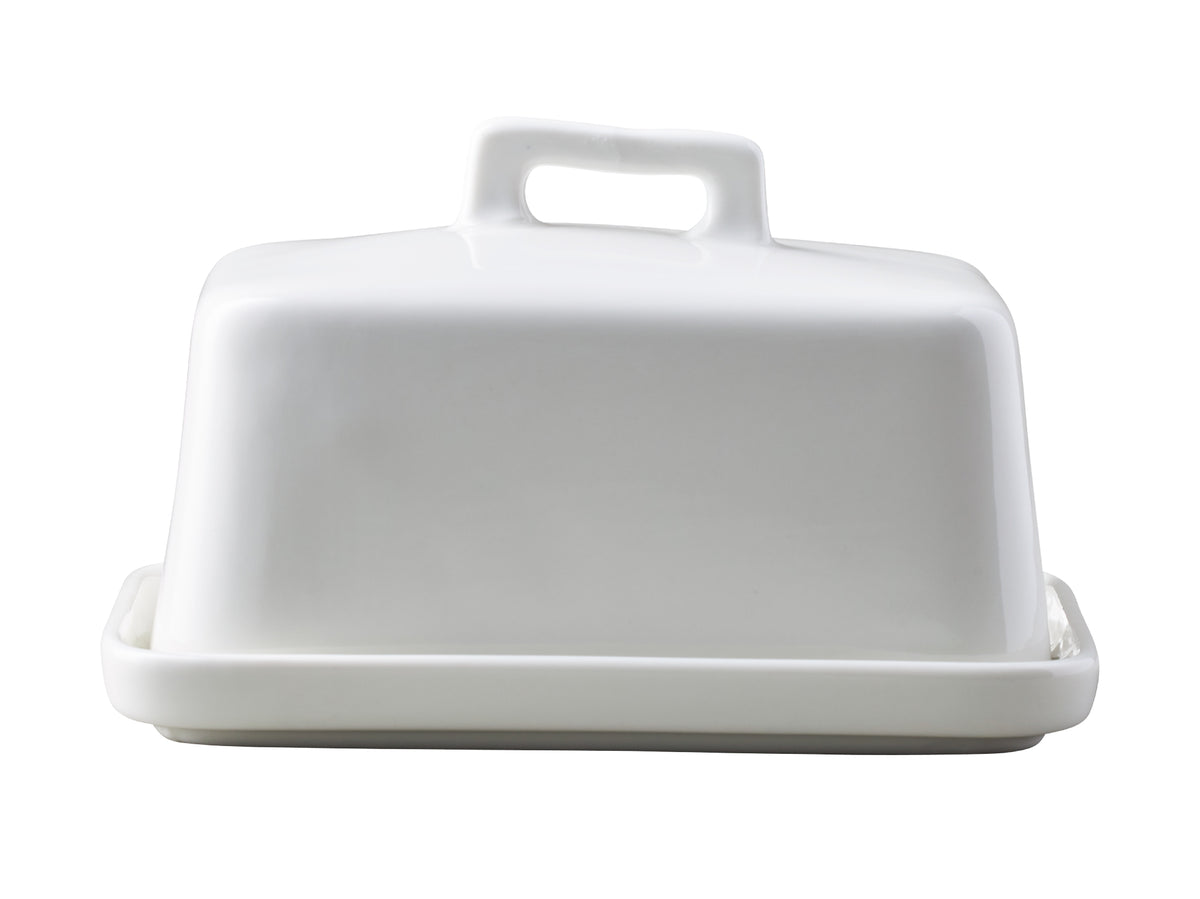 Mw Epicurious Butter Dish White Gift Boxed