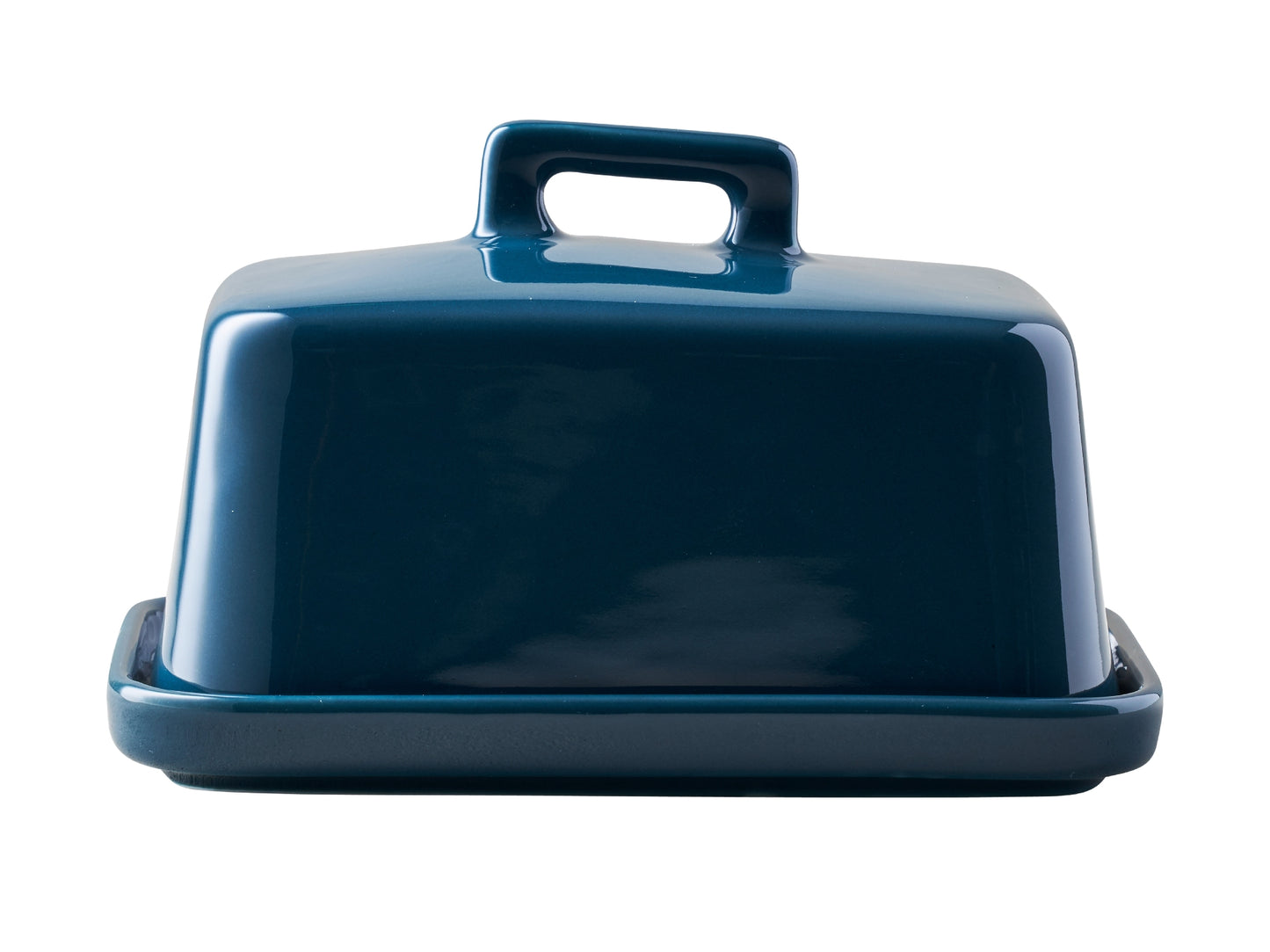 Mw Epicurious Butter Dish Teal Gift Boxed