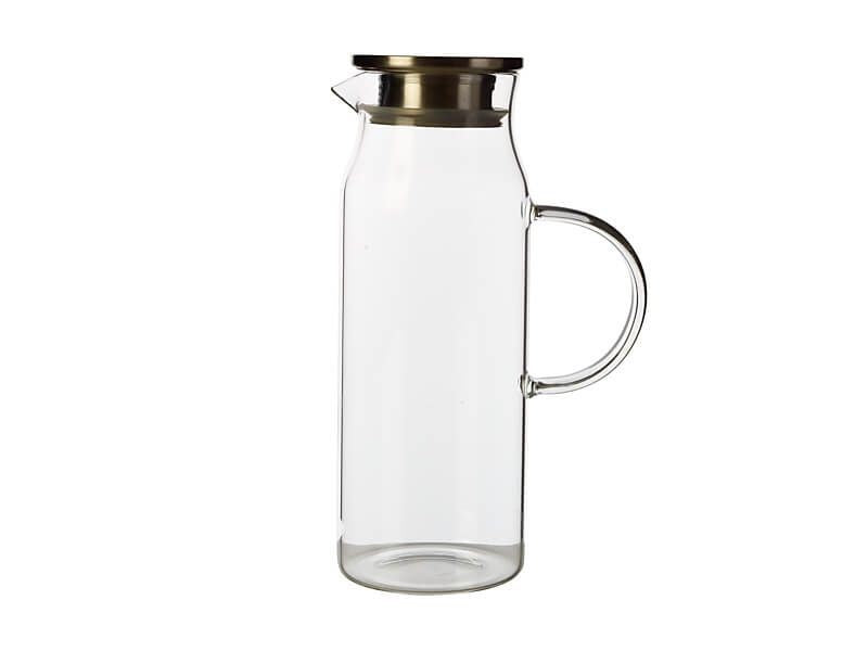 Mw Blend Glass Jug 1.5l With Set Lid Gift Boxed