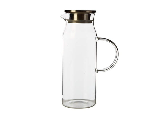 Mw Blend Glass Jug 1.5l With Set Lid Gift Boxed