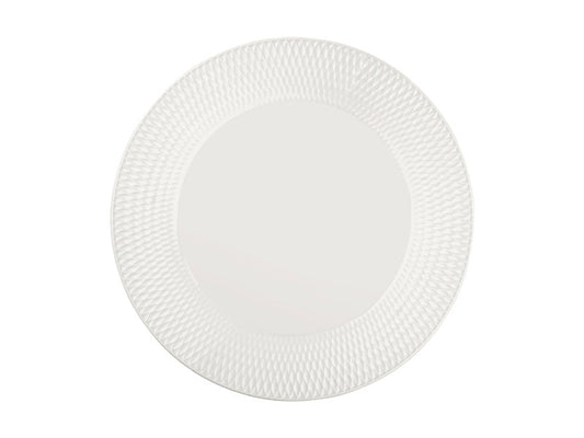 Mw White Basics Diamonds Footed Cake Stand 30cm Gift Boxed