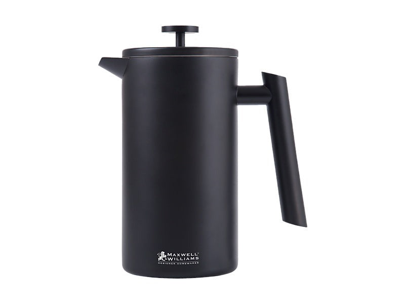 Mw Blend Robusta Double Wall Plunger 1l Black Gift Boxed