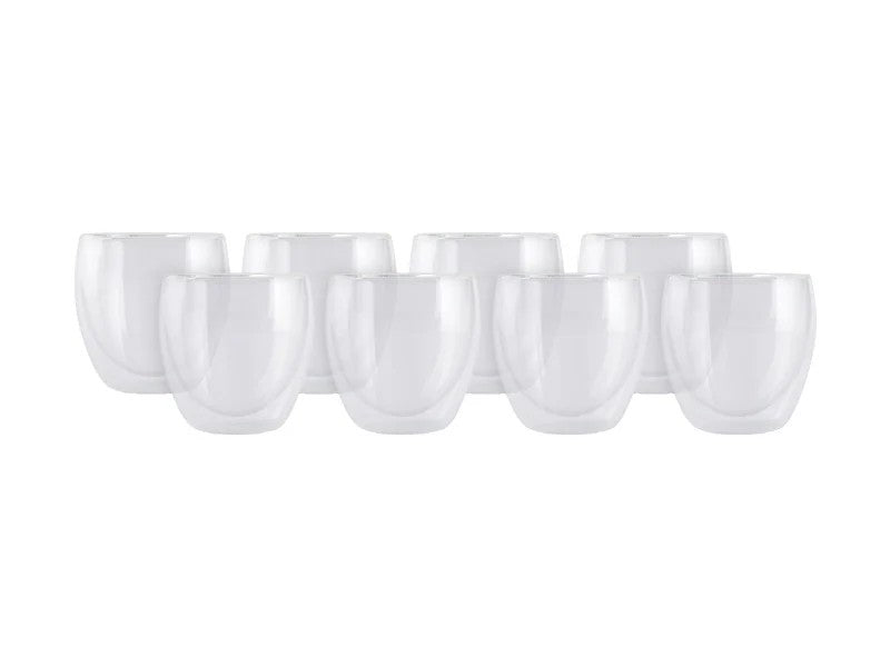 Mw Blend Double Wall Cup 250ml Set Of 8 Gift Boxed