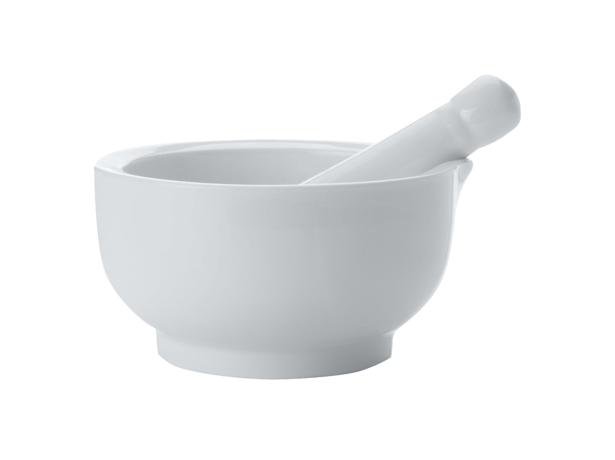 White Basics Mortar & Pestle 7cm Gb