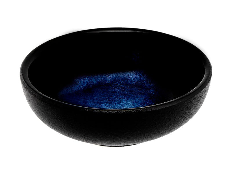 Mw Caviar Midnight Round Sauce Dish 10cm