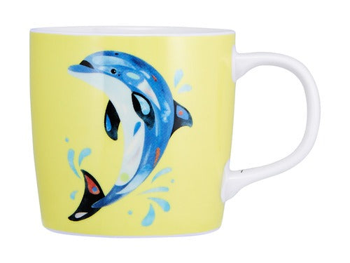 Mw Pete Cromer Ozzie Ocean Mug 370ml Dolphin Gift Boxed