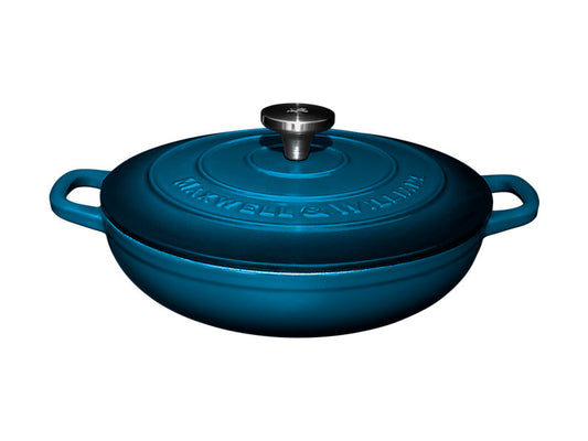 Mw Cast Iron Braiser Midnight Blue 27Cm / 3.3L Gift Boxed
