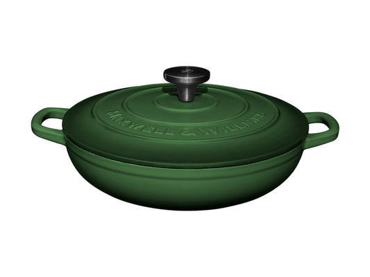 Mw Cast Iron Braiser English Racing Green 27Cm / 3.3L Gift Boxed