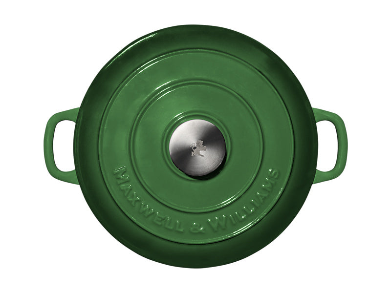 Mw Cast Iron Round Casserole English Racing Green 26Cm / 4L Gift Boxed