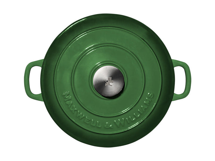 Mw Cast Iron Round Casserole English Racing Green 26Cm / 4L Gift Boxed
