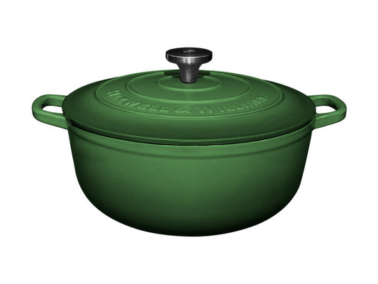 Mw Cast Iron Round Casserole English Racing Green 28Cm / 6.2L Gift Boxed