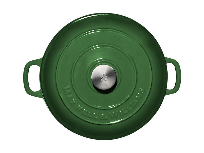 Mw Cast Iron Round Casserole English Racing Green 28Cm / 6.2L Gift Boxed