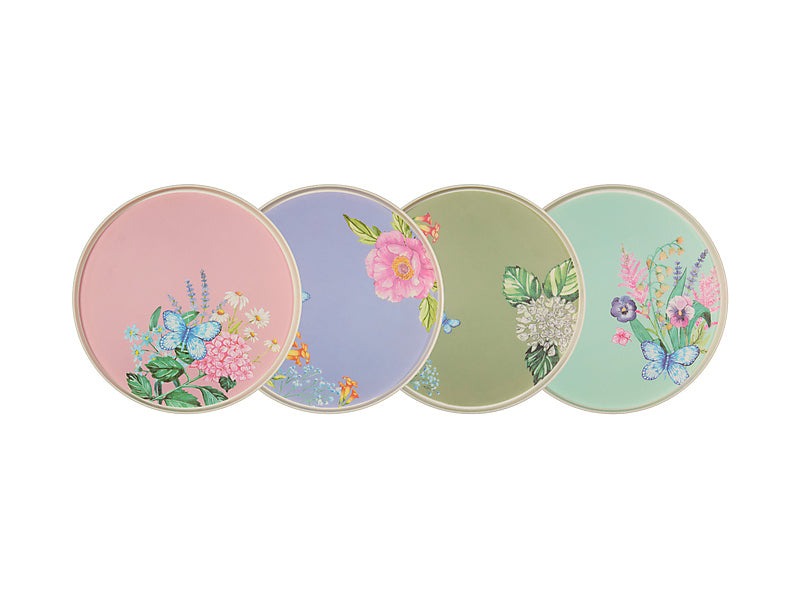 Mw Botanica Melamine Plate 20X2Cm Set Of 4