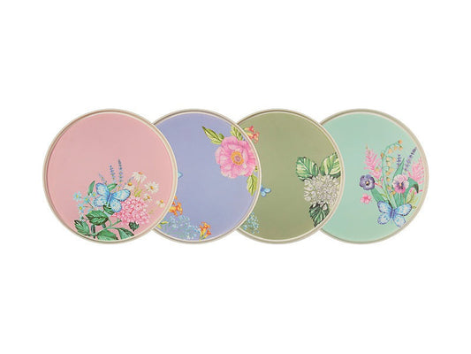 Mw Botanica Melamine Plate 20X2Cm Set Of 4