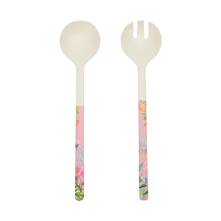 Mw Botanica Melamine Salad Servers 30Cm Set Of 2