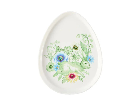 Mw Clover & Cottontail Egg Dish 18X23Cm Gift Boxed