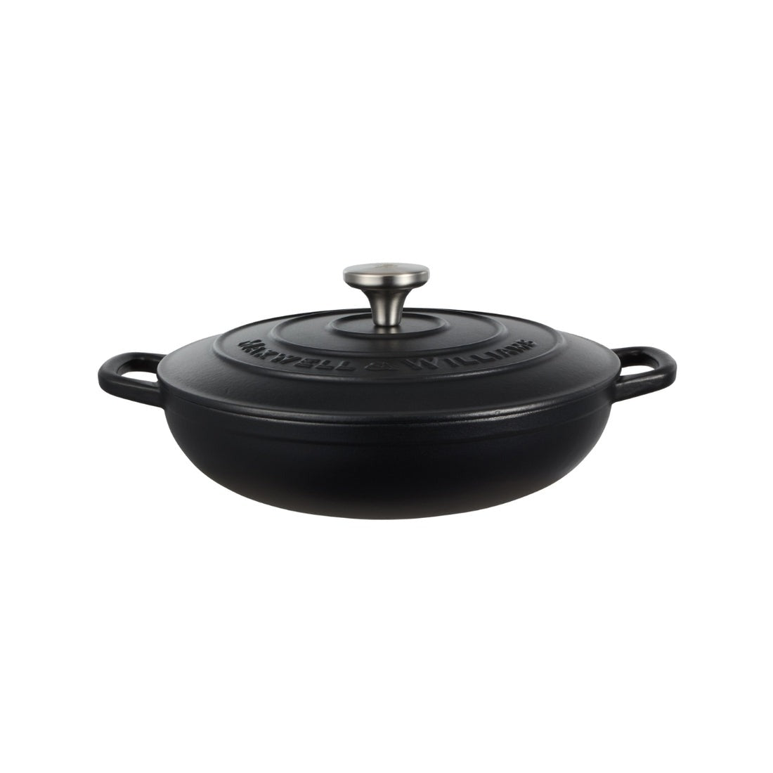 Mw Cast Iron Braiser Black 27Cm / 3.3L Gift Boxed