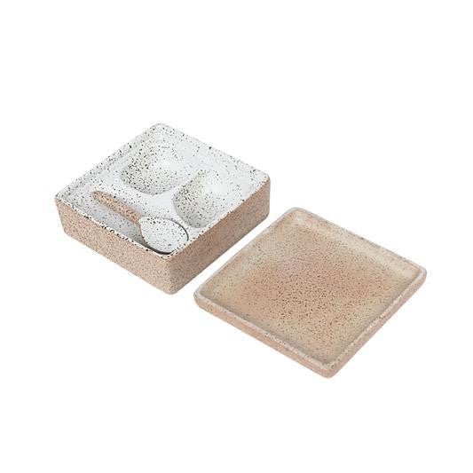 Salt & Pepper Box - White Garden To Table