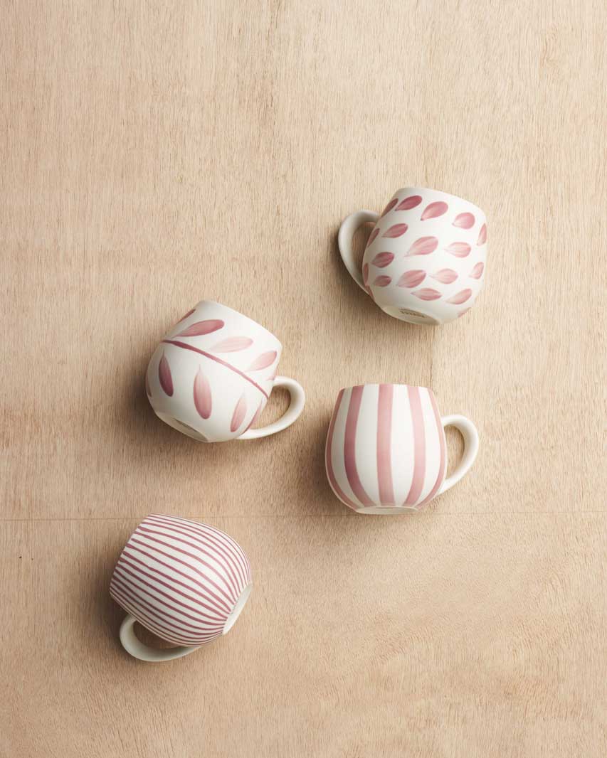 Robert Gordon Mug 4Pk - Rose - Brushed Hug Me