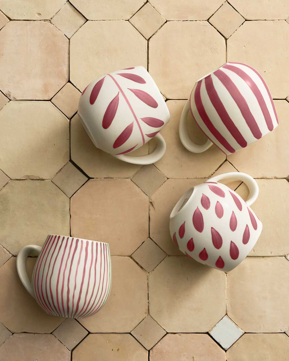 Robert Gordon Mug 4Pk - Rose - Brushed Hug Me