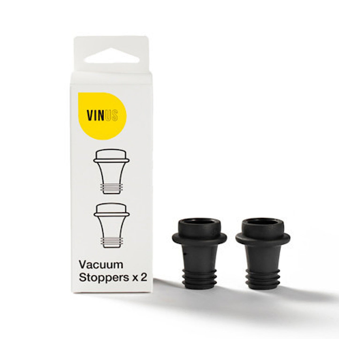 Vinus Set Of 2 Wine Stoppers