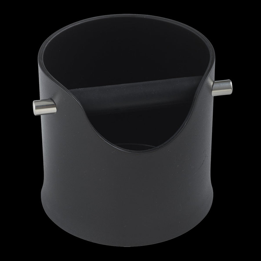 Coffee Knock Bin 110mm Black Crema Pro