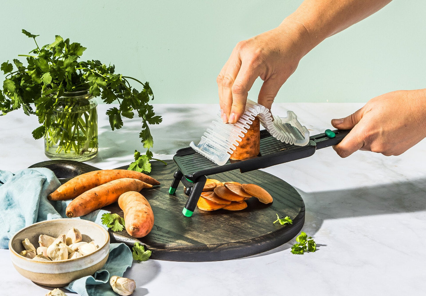 Nocutu - Green Vegetable Slicer Mandoline