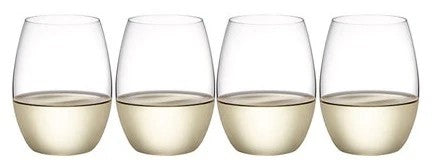 Plumm Outdoors Stemless White+ Wine Glasses (four Pack)