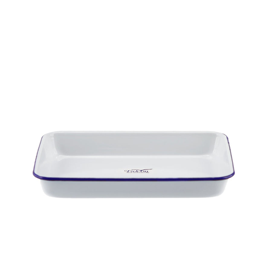 Falcon Enamel Bake Pan 24x18x3cm White