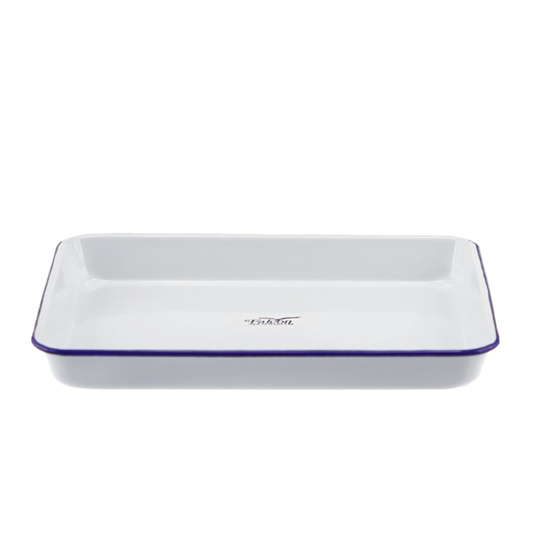 Falcon Enamel Bake Pan 28x22x3cm White