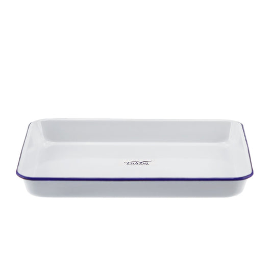 Falcon Enamel Bake Pan 28x22x3cm White