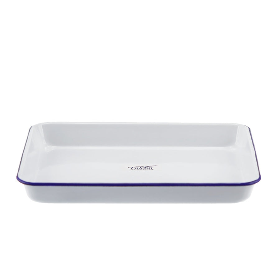 Falcon Enamel Bake Pan 28x22x3cm White