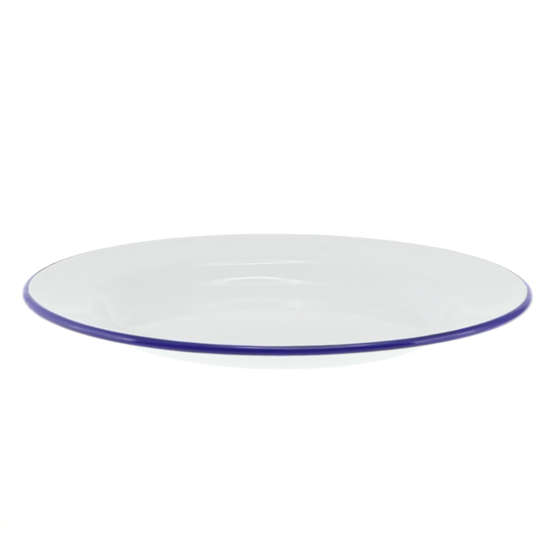 Falcon Enamel Dinner Plate 26cm Bluerim