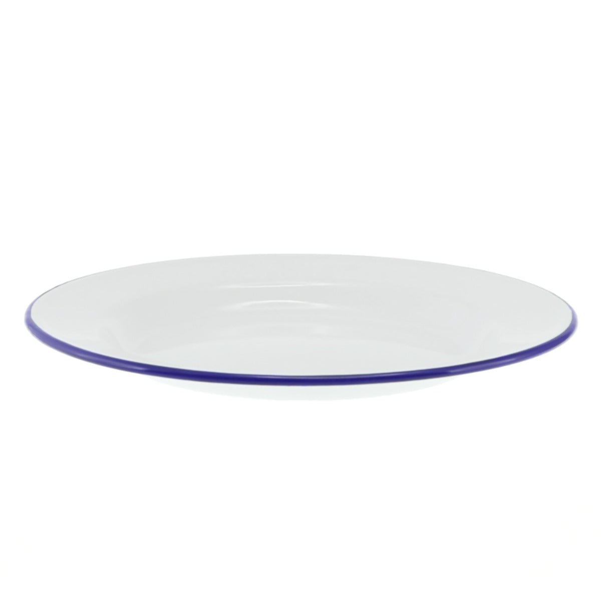 Falcon Enamel Dinner Plate 26cm Bluerim