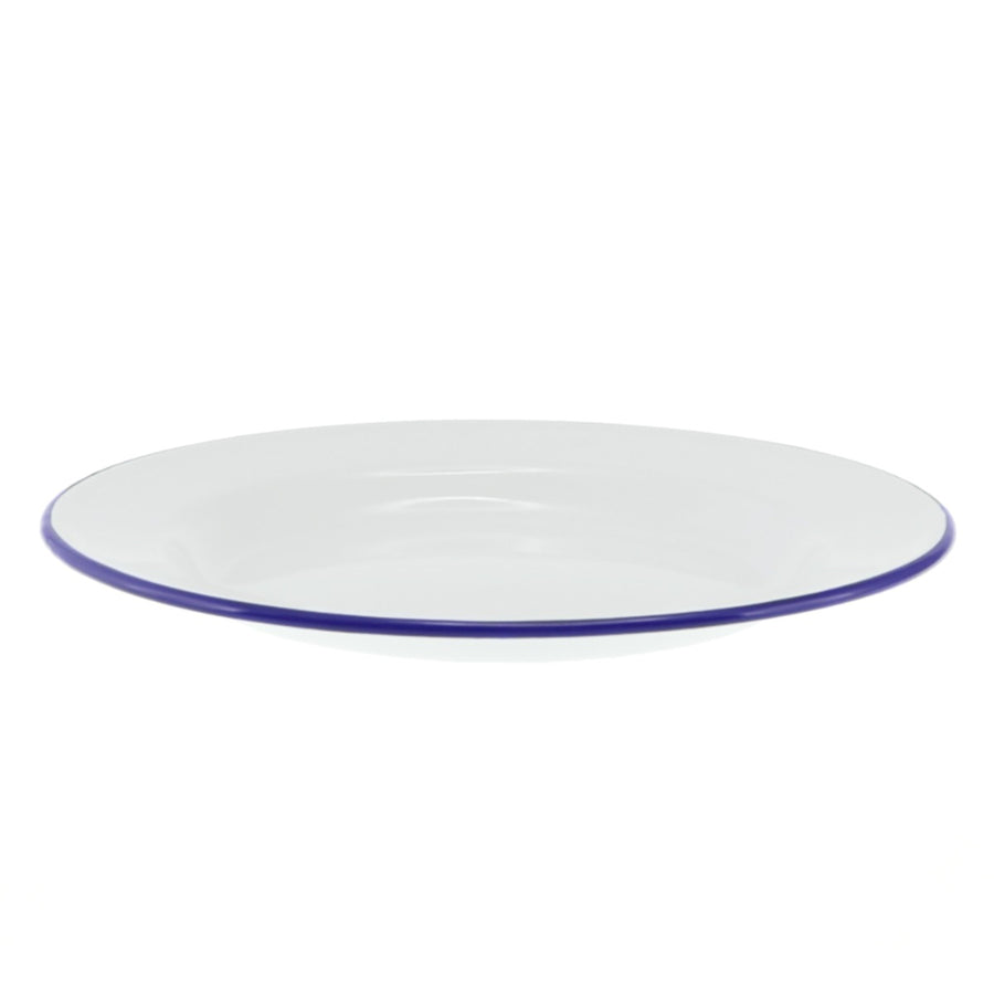 Falcon Enamel Dinner Plate 26cm Bluerim