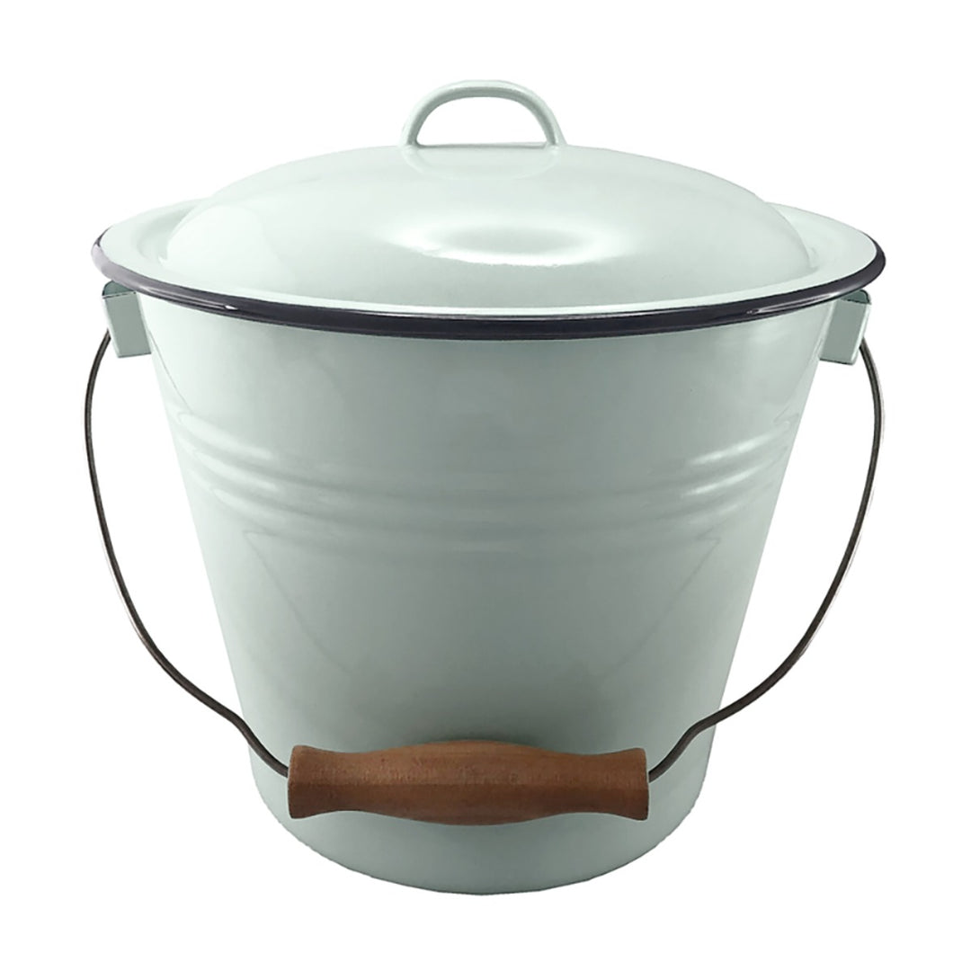 Falcon Bucket With Lid Duck Egg Blue 5l