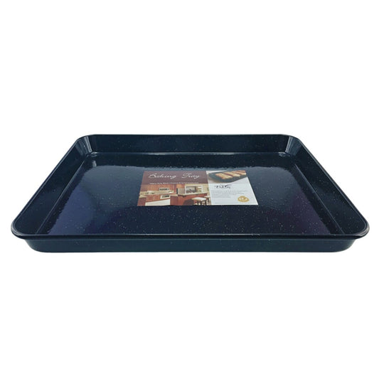 Baking Tray | 41Cm ~ Black/White Speckle