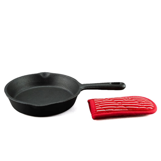 Cast Iron 19.5cm Pan W/mitt